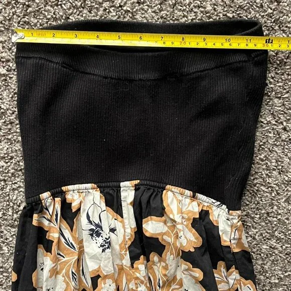 Evereve High Waisted Wide Leg Women M Boho Floral Festival Flowy Cottagecore 80s - Picture 3 of 7